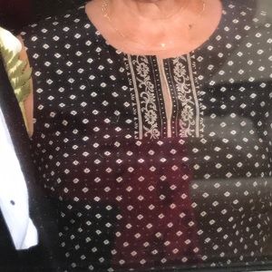 Talbots silk outfit top and pant